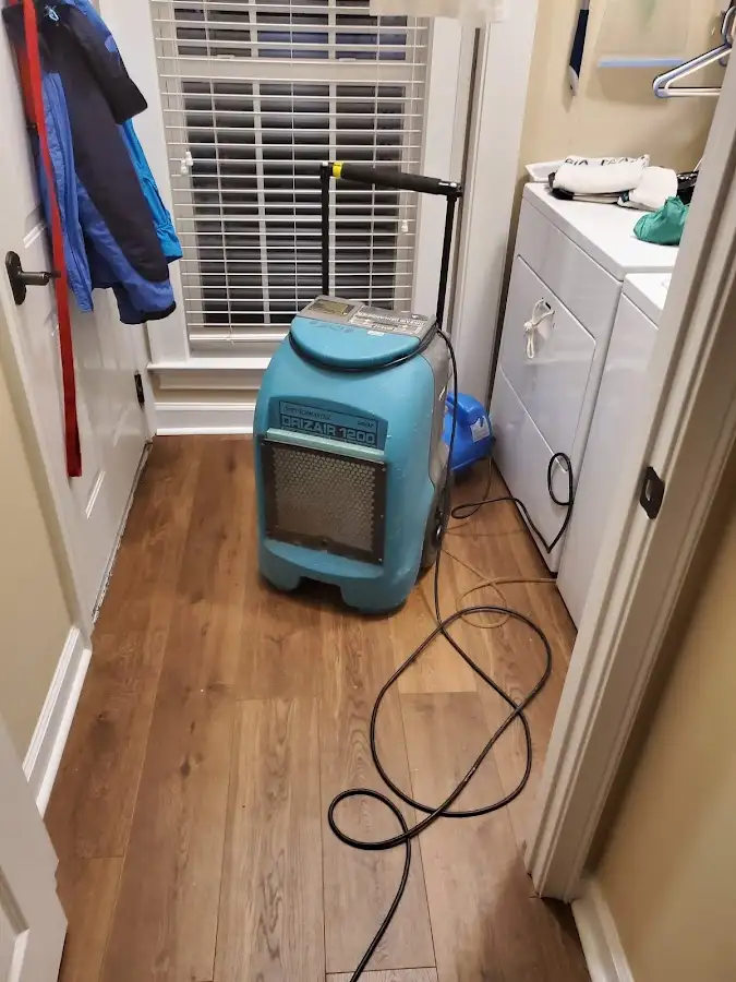 Commercial dehumidifier deployed for Flood Damage Cleanup in Fernley